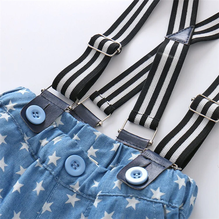 ZHG104  Baby Cotton Bow Tie Tuxedos Gentleman Bib Clothing Toddler Newborn baby clothes boy