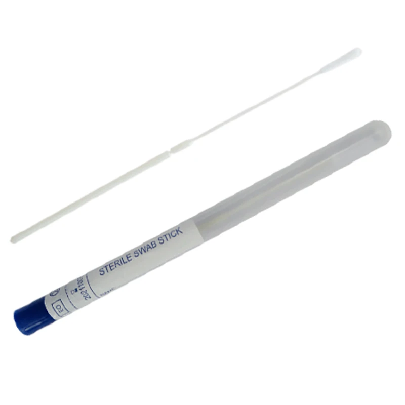 Laboratry Environmental Naso Sample Sterile Dna Test Flocked Head Disposable Swab with Collection Tube