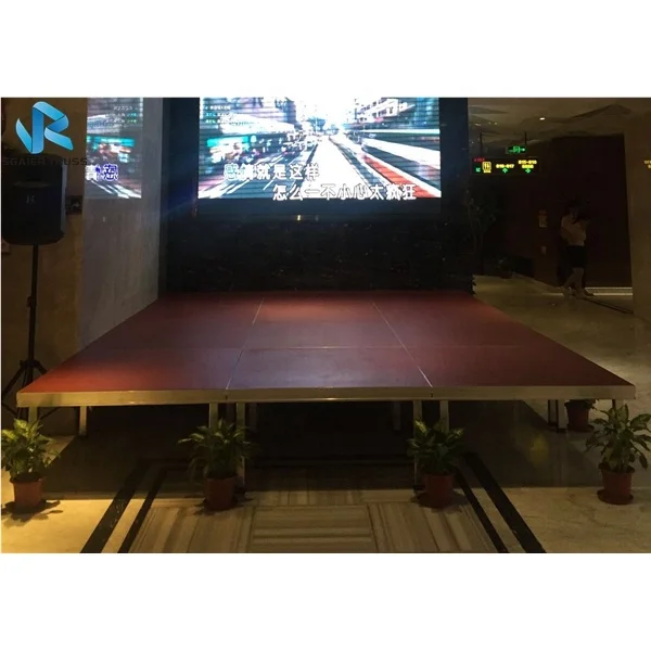 Plywood Stage Platform Portable Aluminum Stage Performance Equipment