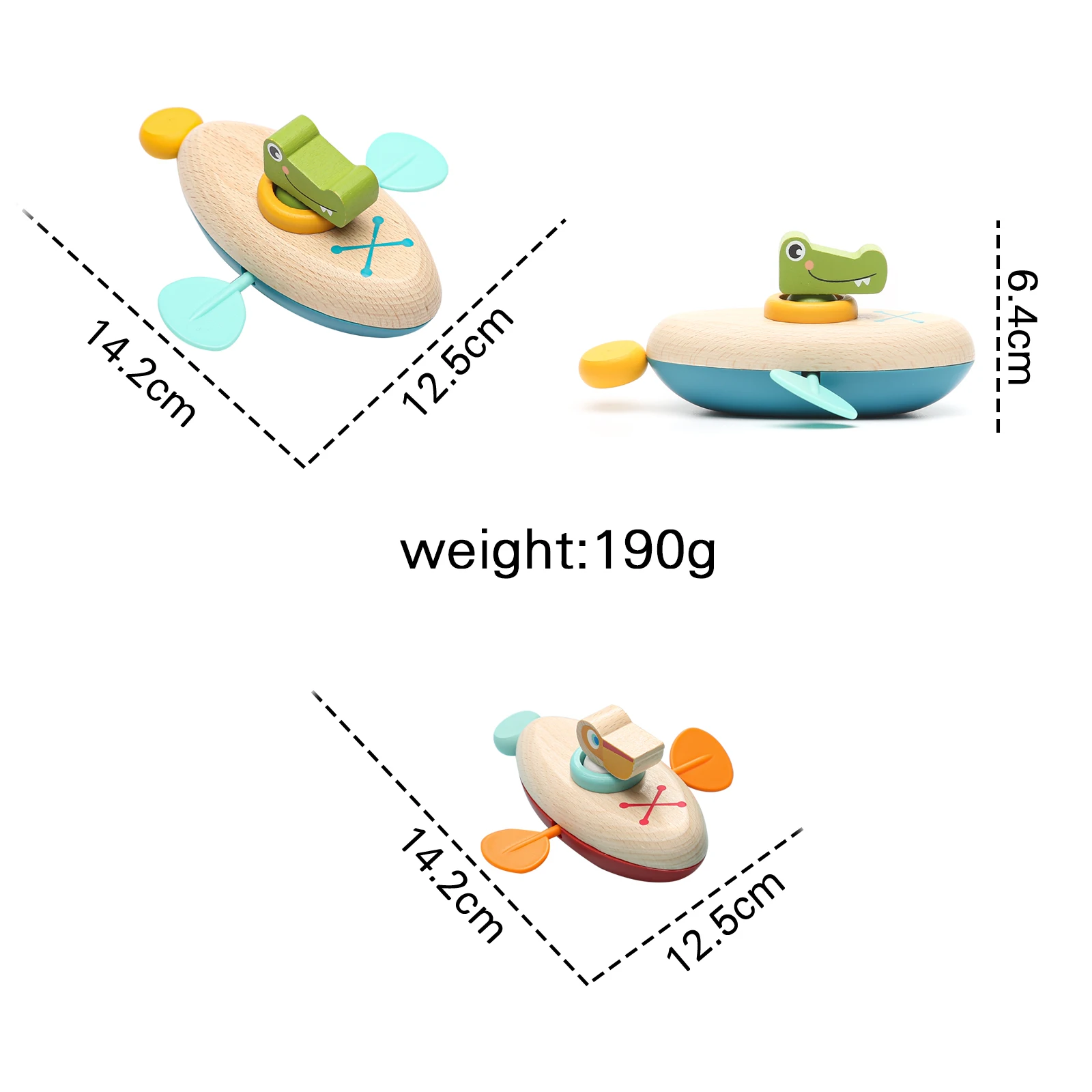 Bathtub Toy Crocodile Duck Boat Shape Bath Toy Baby Play Bath Toy