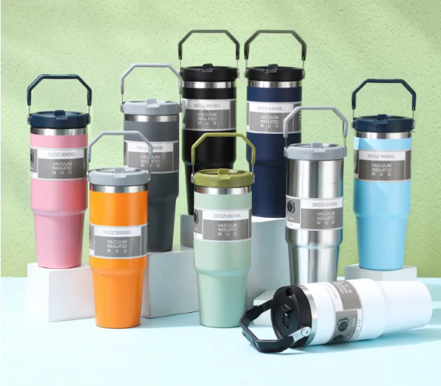 PT Wholesale Bulk 20/30 oz Vacuum Stainless Stainless Insulated Cup Coffee Cup With Lid,High Quality Travel Water Bottle