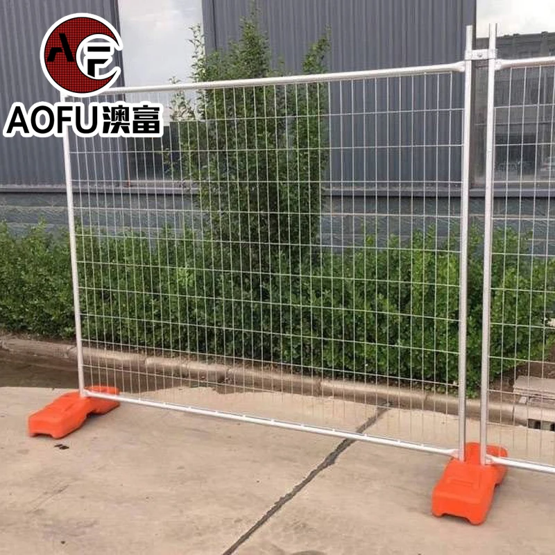6 feet x10 feet Australia Temporary portable fence Factory Price Customized Powder Coated and Galvanized Fence
