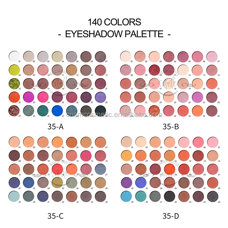 A235 custom pallet multichrome eyeshadow waterproof 100% vegan talc free eyeshadow palette private label