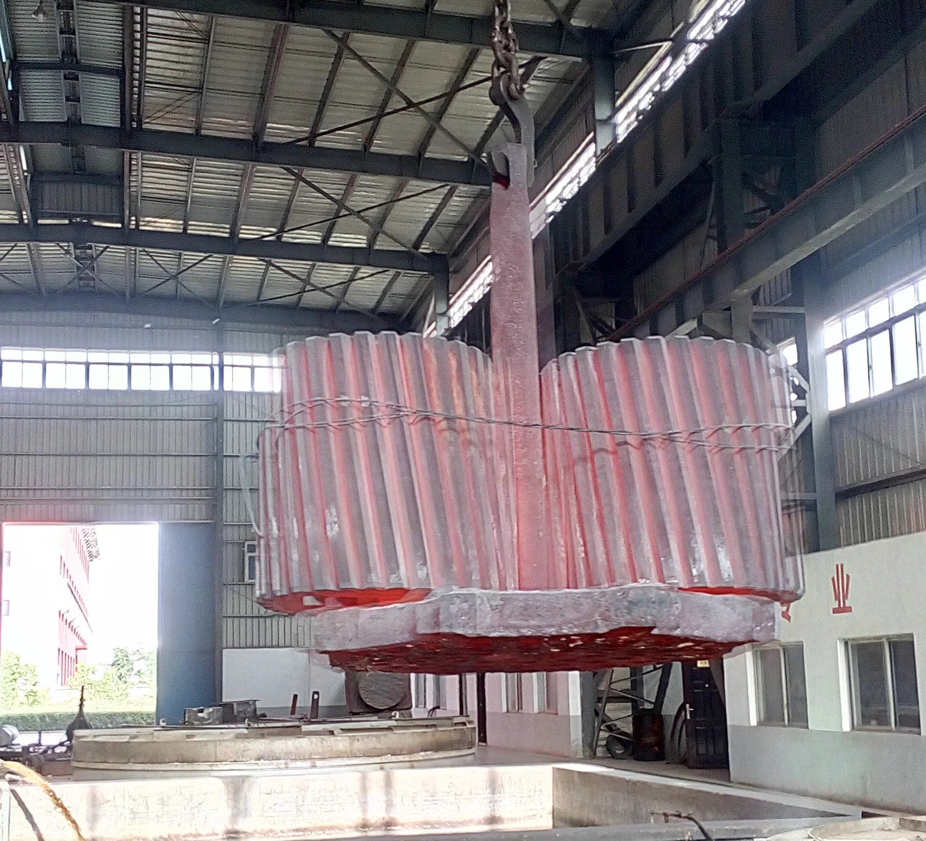 Wangli non-standard sugar factory equipment accessories large forging parts large gear wheel