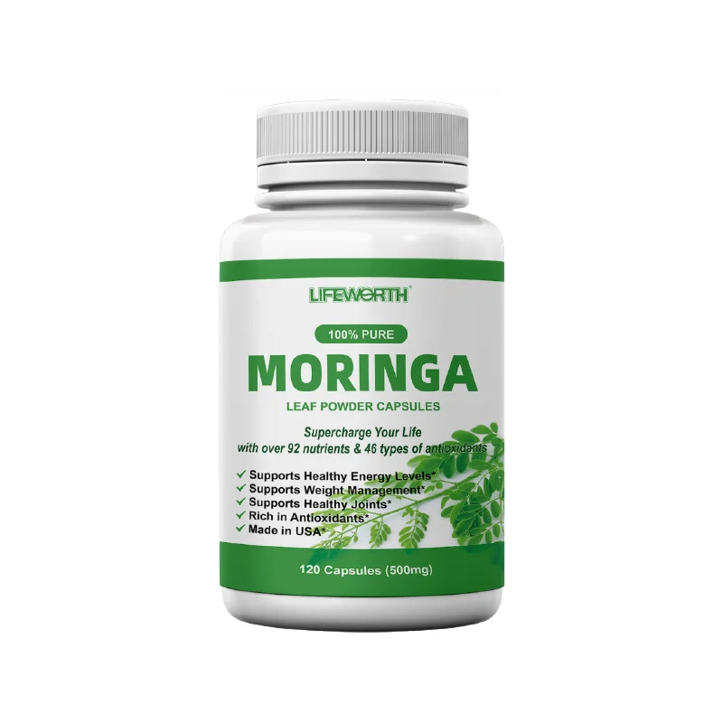 LIFEWORTH Private Label 60ct Moringa Oleifera Supplement Moringa Loss Weight Gummies