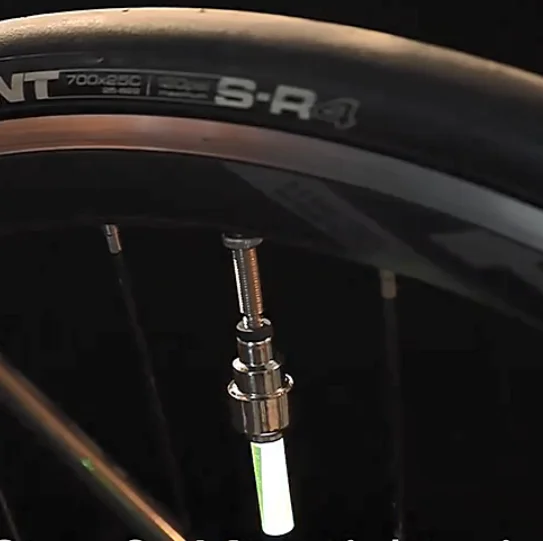 Bike Wheel Lamp LED Wheel Light Super Bright Decorative Cycling Bicycle Tire Valve Lamp Tire Air Valve Wheel Spoke Light