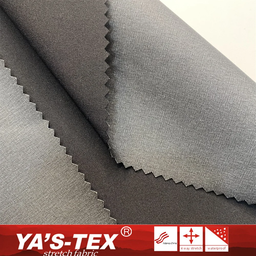 Plain Polyester Spandex fabric bonded PTFE membrane bonded Ultrathin fabric 3 layers Waterproof Tear Resistant for Jacket