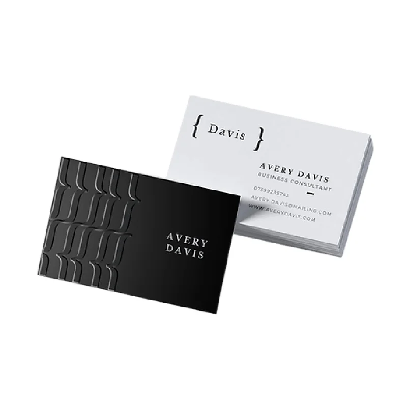 Textured Business Cards Custom Thank you Card Wholesale card printing service