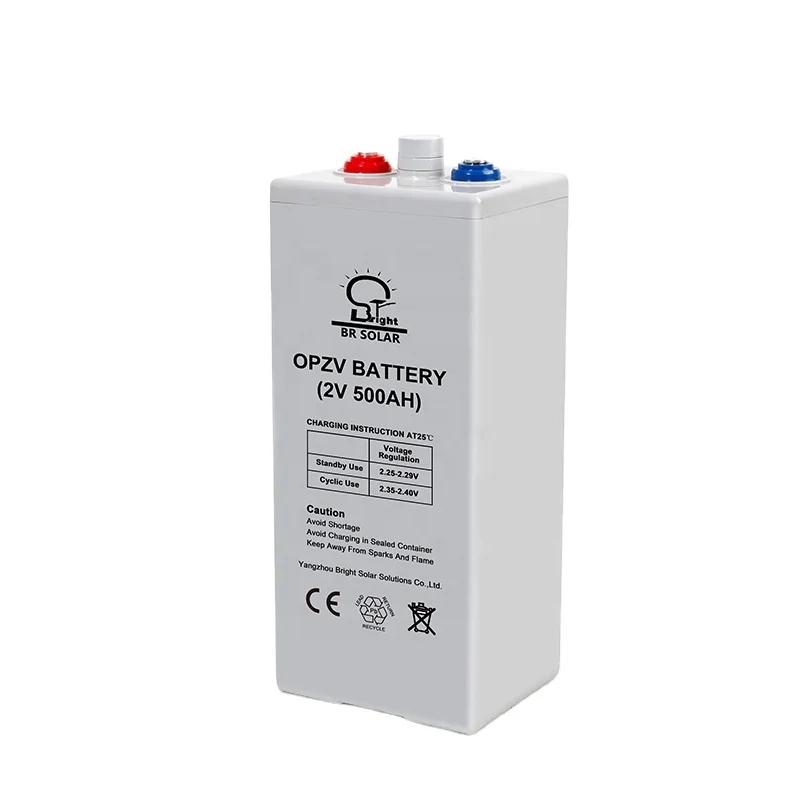 2V 200AH 600AH 1000AH Valve Regulated Lead Acid Tubular Plate Battery OPZV home ups Gel Battery manufacturer