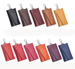 Hot sell luxury genuine leather wallet car key holder