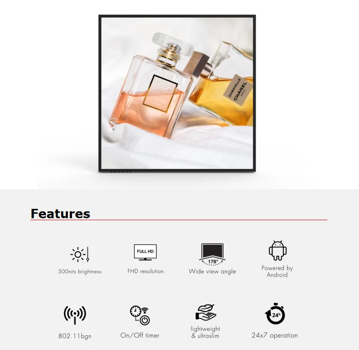 High-definition square screen LCD rolling display LCD transparent film screen transparent lcd screen