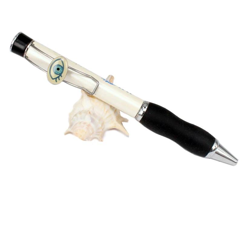 Old factory 20 years custom brand luxury metal pens white weed soft pens for novelty