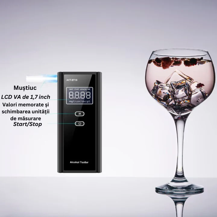 Digital alcool tester semiconductor sensor alcooltester  memory function breathalyzer CE RoHS alcohol gas analyzer