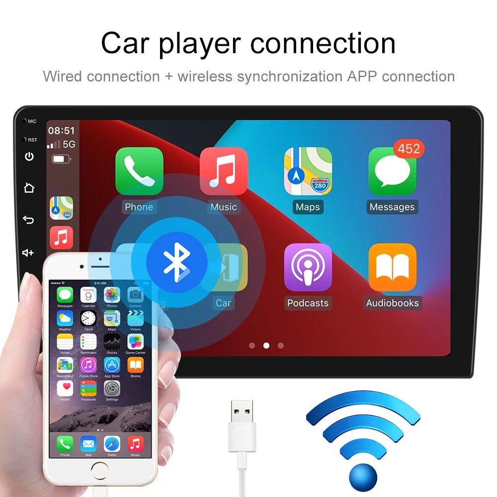 CareDrive Voice Control Car Radio For Peugeot 207 2006-2015 8+128G Car Stereo 360 Split Screen Carplay+Auto Car Dvd Player