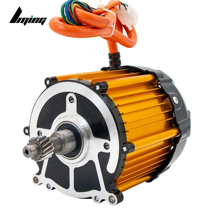 Waterproof 800W-1200W Brushless DC Differential Speed Motor 48V/60V/72V for Electric Tricycle & Bicycle 60mm Size