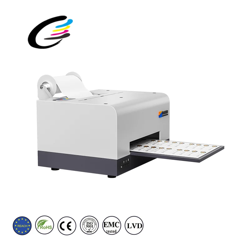 Fcolor A4 Label printer high quality roll to roll Inkjet High Resolution Waterproof PET PVC Sticker machine A3/A4 label printer