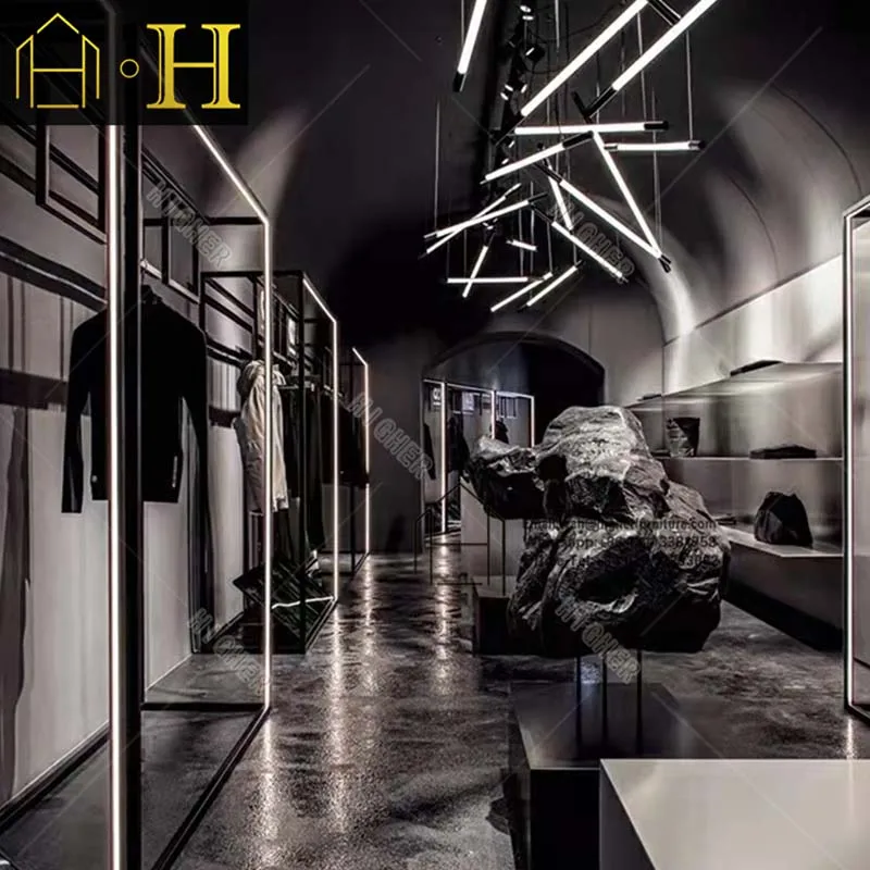 Хит продаж стеллаж для одежды мебель современный магазин оборудование магазина