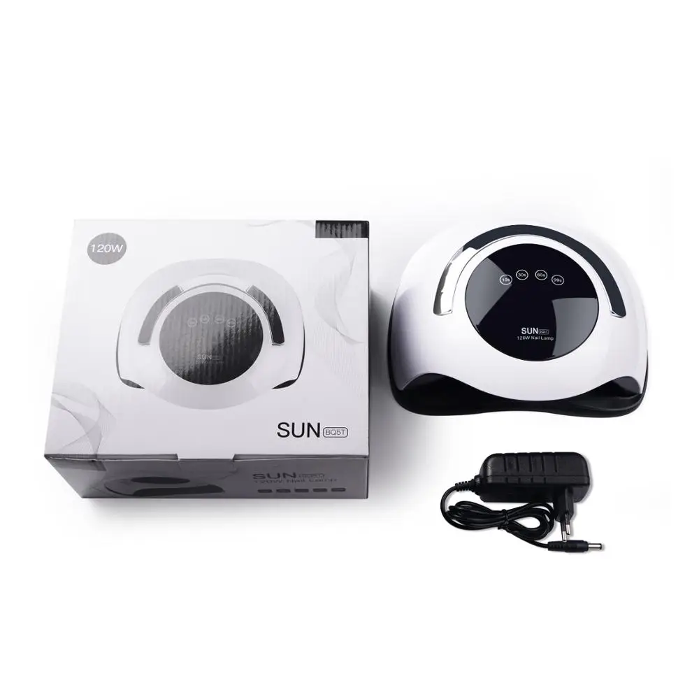 NEW Arrival 120W Led Light Lamp BQ5T  nail lamp  Gel UV LED Cordless Nail Lamp