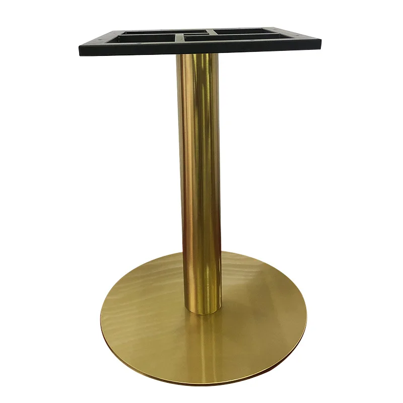 Современный обеденный стол из нержавеющей стали основание для стула оптовая