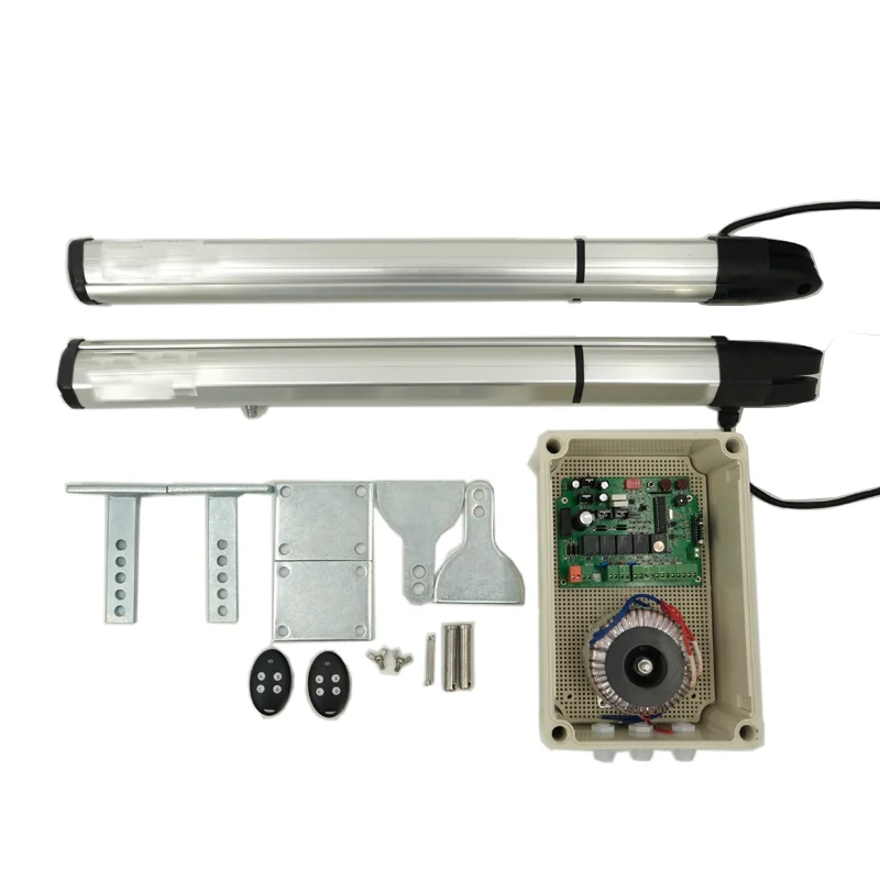 Auto Electric Motor Swing Gate Opener for Villas Modern Design Limit Switch DC Powered 12V/24V
