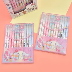 Hello kt stationery cartoon pens erasable pen blue black gel pen