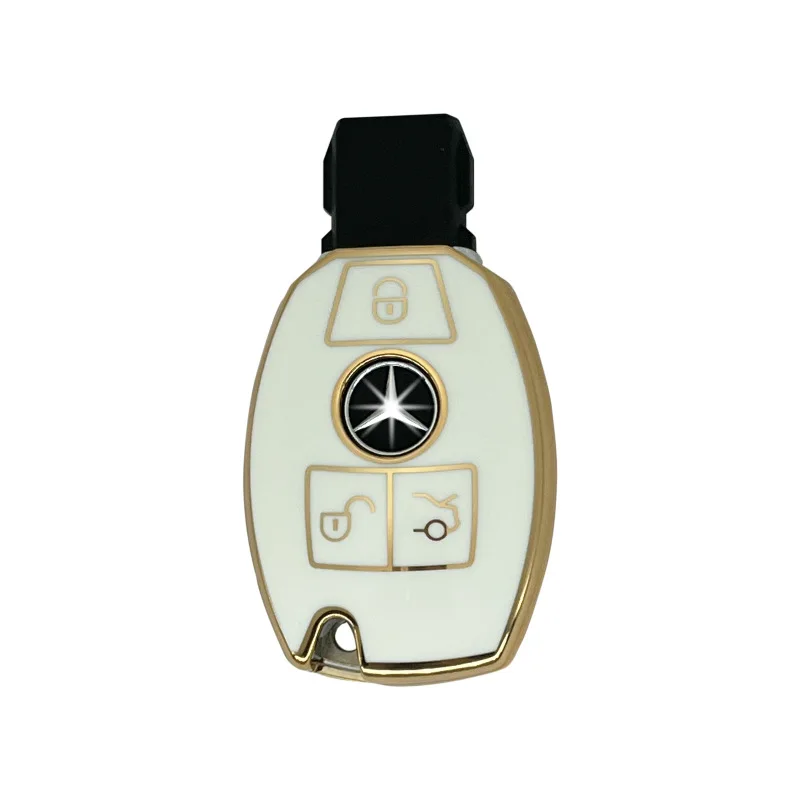 Suitable for Mercedes Benz key case A-level new B-level GL level protective case automotive Mercedes Benz key case