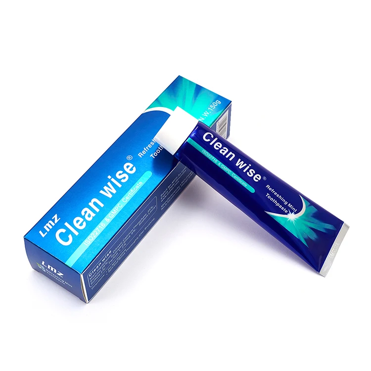 OEM Private Label Fluoride Free Plaque Removal Gums Bleeding Anti Sensitive Mint Toothpaste Manufacturer