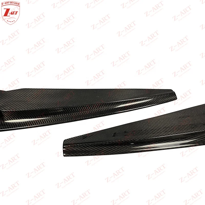 Z-ART 2017-2020 F90 M5 carbon fiber rear flap for BMW F90 carbon fiber rear bumper corner for BMW M5 rear bumper splitter