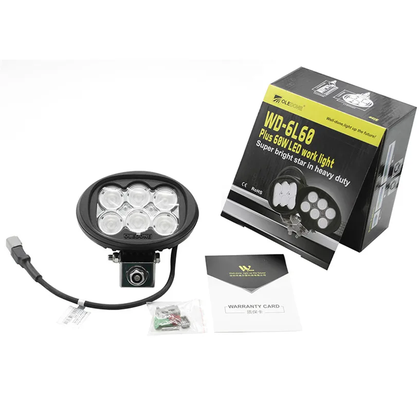 Oledone 60 Вт овальные светодиодные лампы по Заводской Цене 12В 24В светодиодные фары для вождения 6 дюймов Foglights 4х4 внедорожные светодиодные рабочие огни для грузовиков