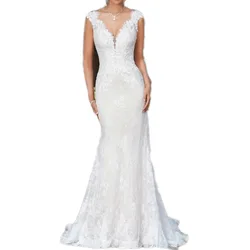 bridal Pure whitewhite dress for wedding elegant crystal wedding dress White Lace simple wedding dress hangers