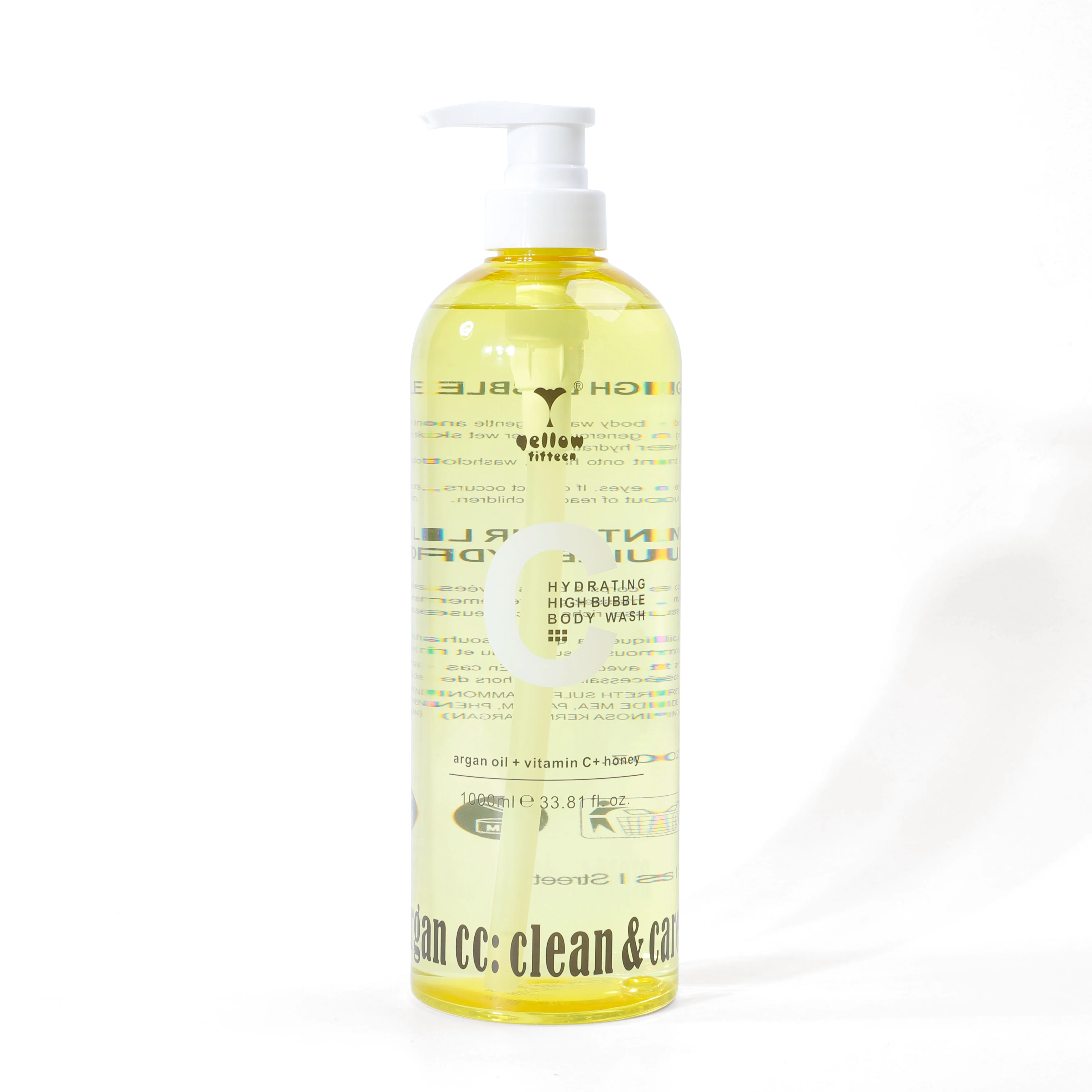 Hot selling Argan CC Hydrating High Bubble Body Wash - Moisturizing Shower Gel with Luxurious Lather