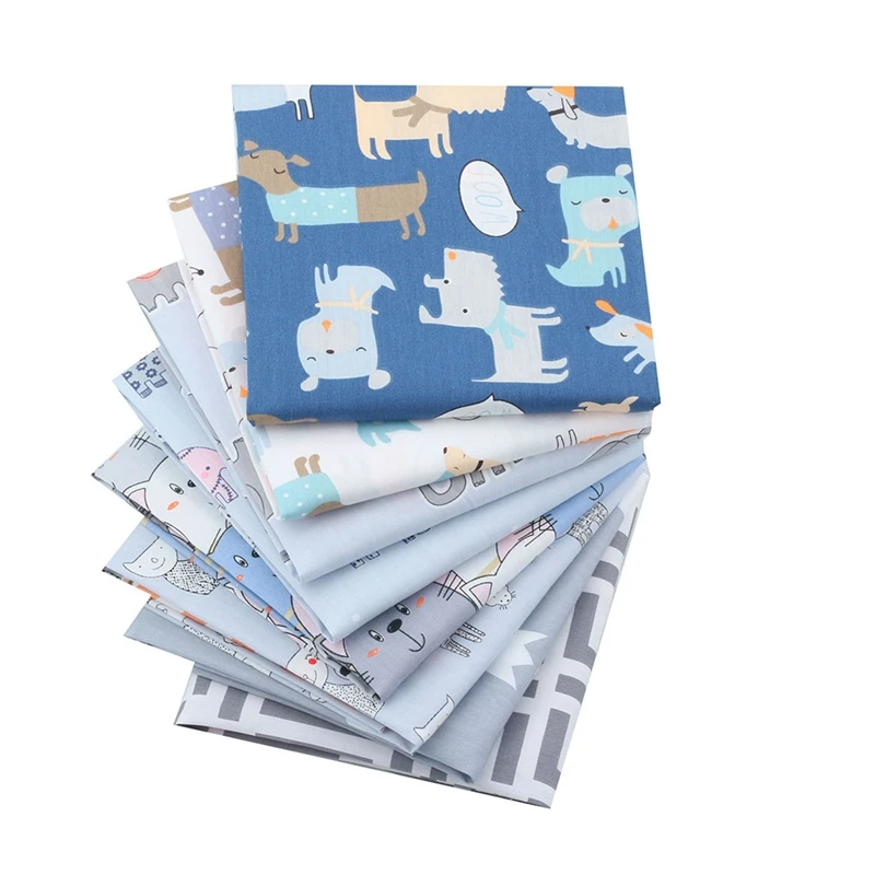 Animals Pattern Printed 100% Cotton Fabric DIY Sewing Fat Quarters Patchwork For Baby&Child