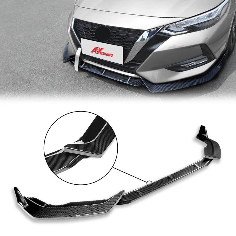 Lip Front Bumper For 2020-2021 Nissan Sentra Splitter spoiler lip