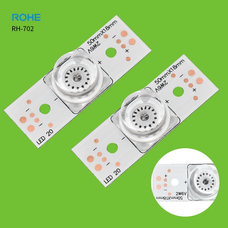 ROHE Factory customized best selling cut led TV backlight 3V 2w universal single TV backlight strip for tv repair