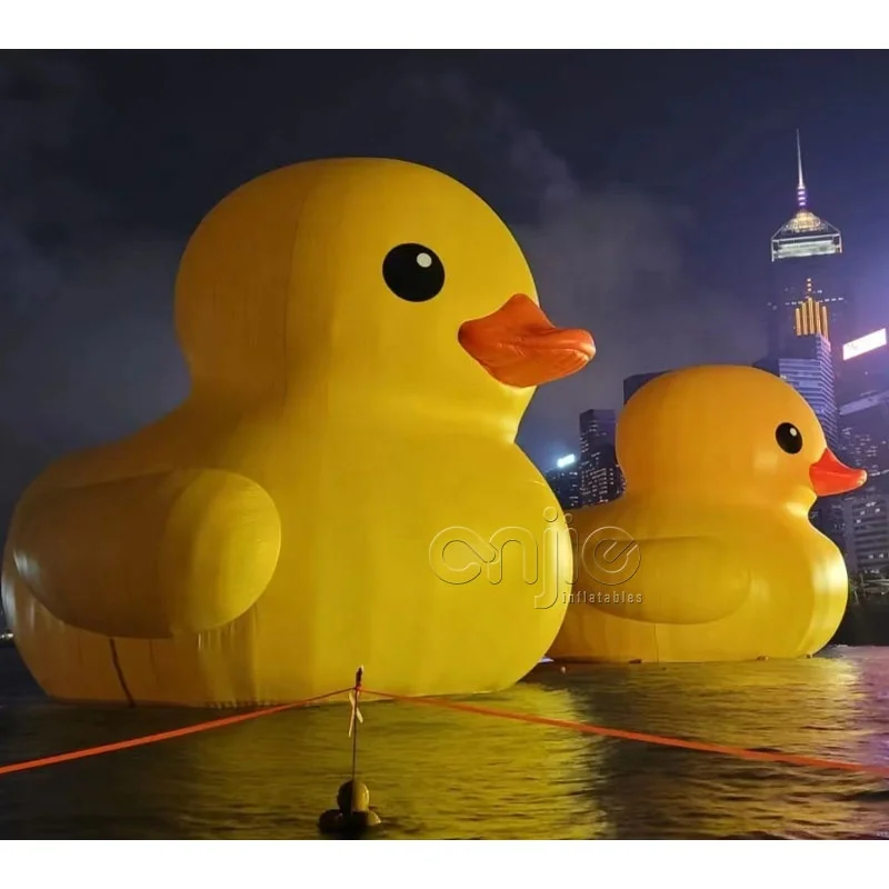 20ft 10m inflatable yellow duck cartoon float giant inflatable rubber duck for sale