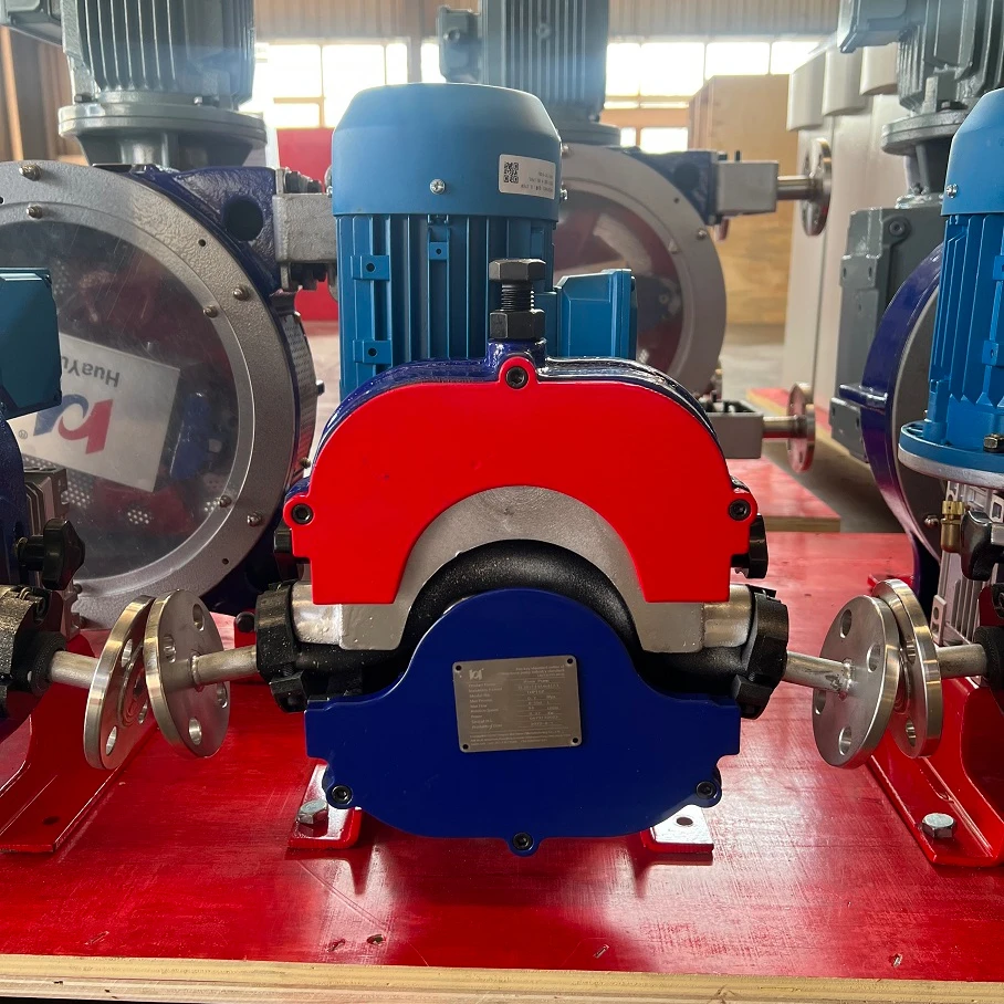 High efficiency Industrial Peristaltic Hose Pump for different applications with dosing and long life
