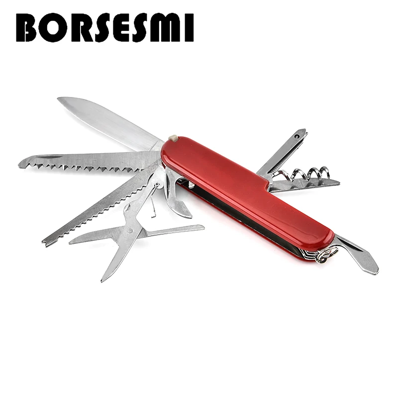 Top Latest Multi function survival knife set with keychain stainless steel pocket knives kit portable knife pocket clip