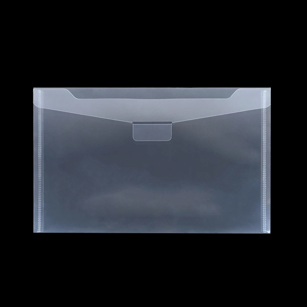 Wholesales A5 PP PVC Plastic Folders Hard Plastic letter Envelopes Clear Transparent Envelopes