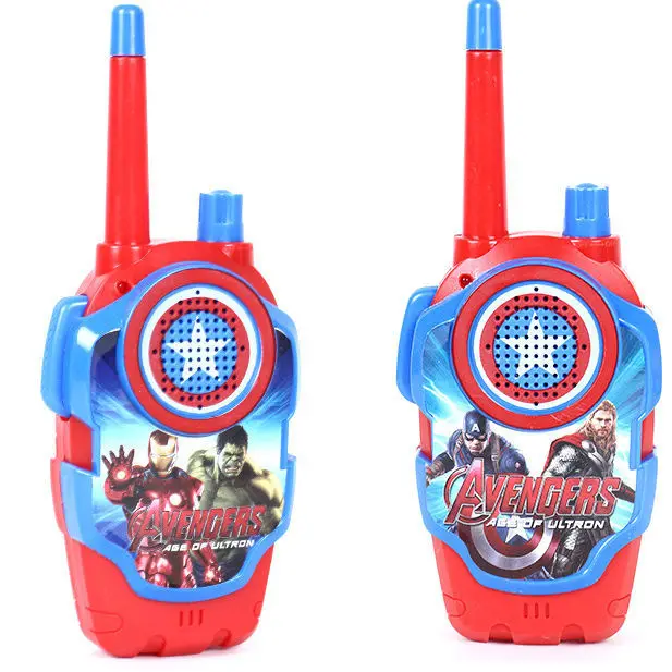spider man children play walkie talkie toy 2pcs variety of patterns kid walkie talkie phones set,Spiderman Toy Walkie Talkies