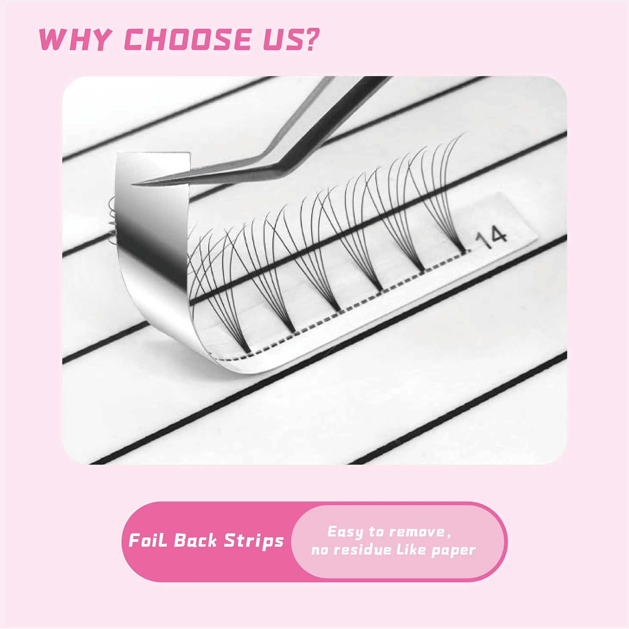 Short Stem Premade Volume Eyelash Extensions 0.07 0.10 Volume Lash Extensions C D Curl 15-20mm Length Pro Made Lash Fans