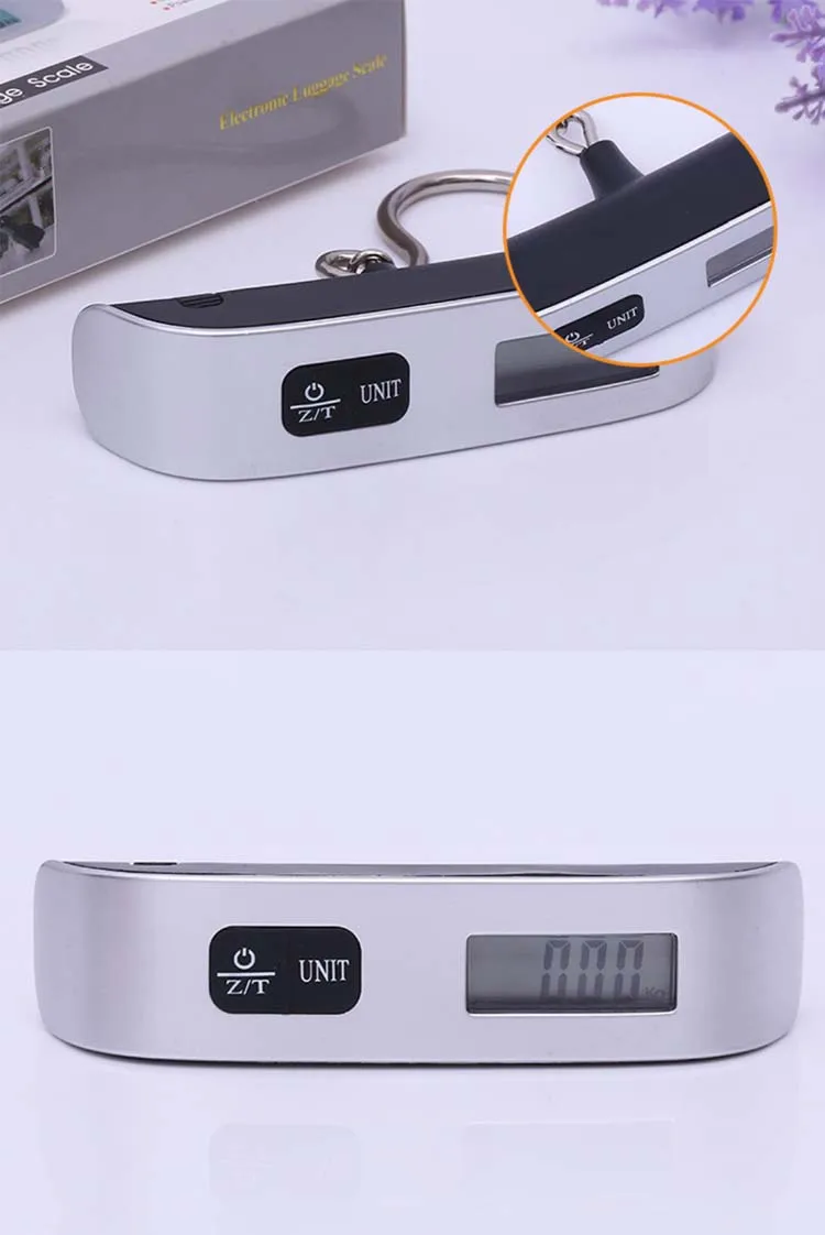 Battery Included 50kg Portable Handheld baggage scales Luggage digital hanging scale
