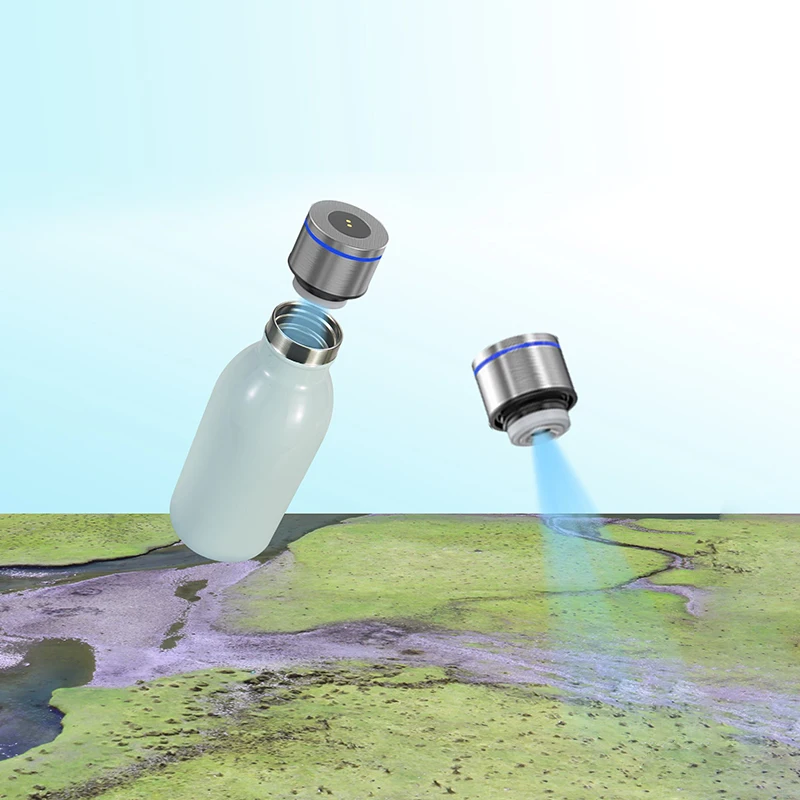 Self Cleaning Water Bottle Uv Light Purifier Vacuum Insulated Flask Smart Sanitizer Stainless Steel Mug Uvc Sterilizer Odm Cup