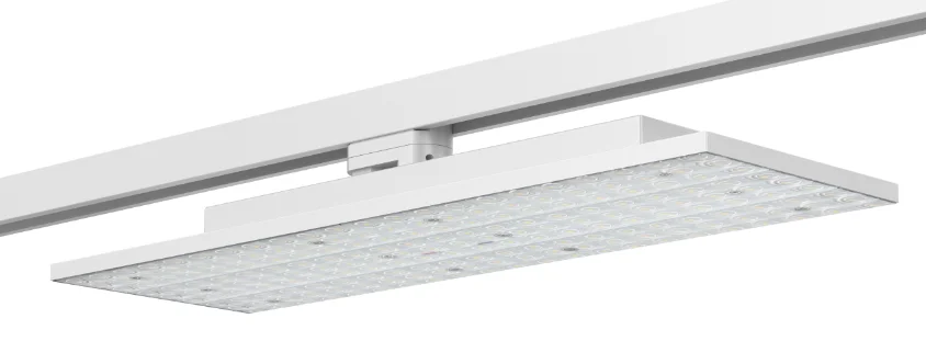 Power Adjustable High Lumen  Innovative Optics 5 Years Warranty 4 Wire 3 Phase  Universal track adapter Led Track Panel Light