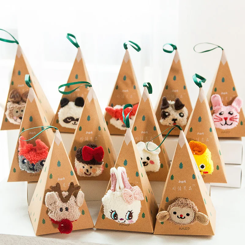 Girls Cute Colorful  Indoors Slipper Socks Funny 3D Animal Patterned  Plush Sleeping Socks