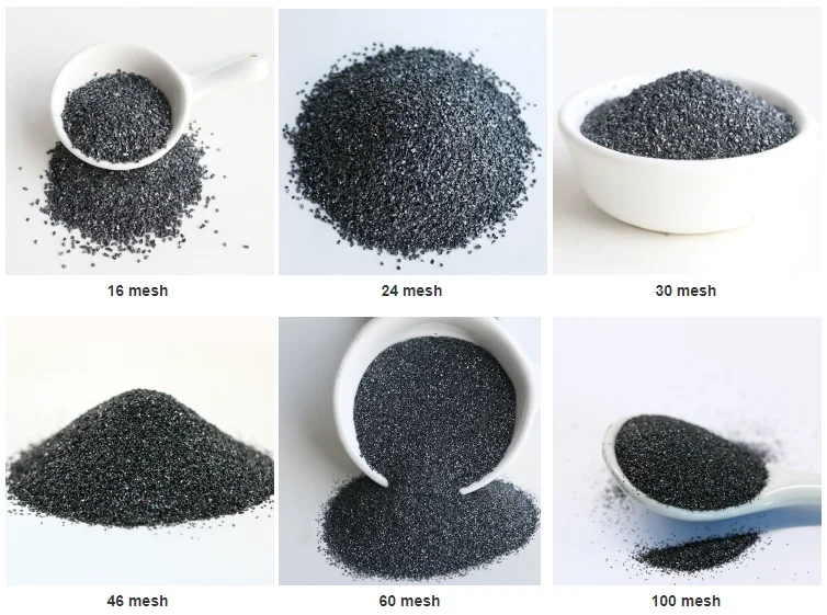 Chemically Stable Black Silicon Carbide Grit Powder with High Thermal Conductivity for Polishing and Sand Blasting