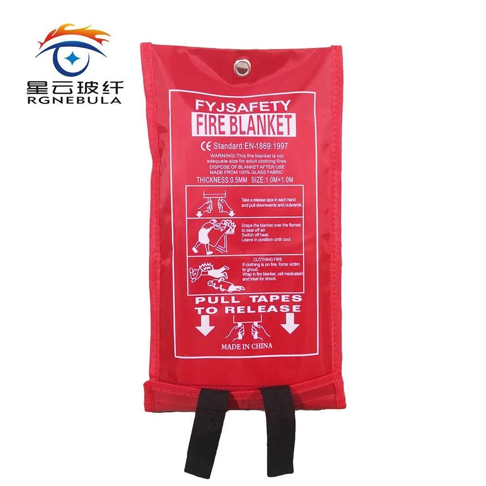 
Fiberglass Emergency Fire Blanket for Kitchen,Camping,Fireplace,Grill,Car,RV,Boat and so on 
