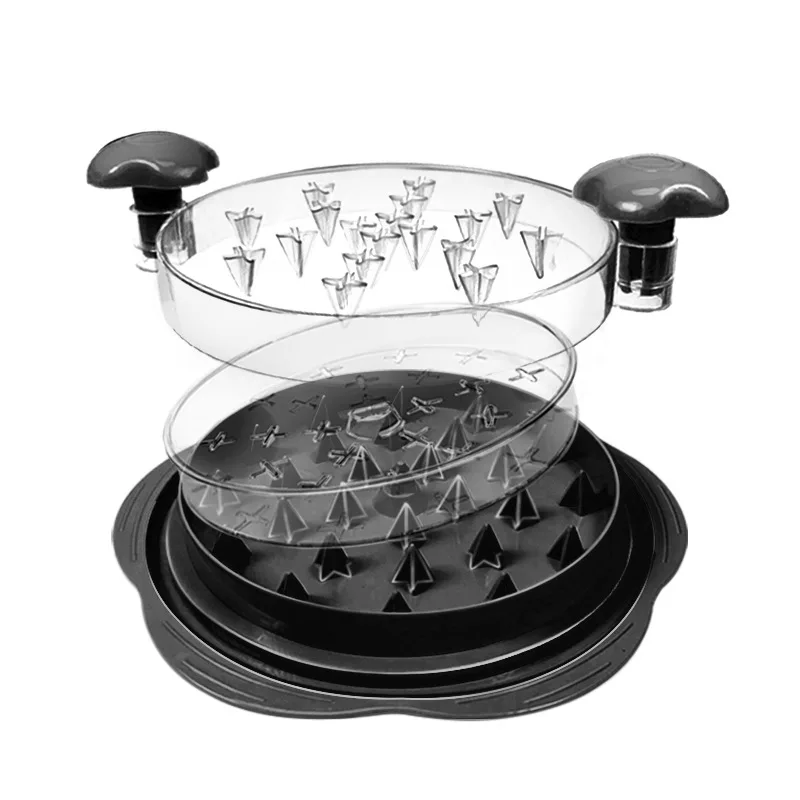 2024 Popular Kitchen Tools 9.84 Inch Petal Chicken Shreder Upgrade Chicken Breast Salad Chopper Large Chicken Shredder