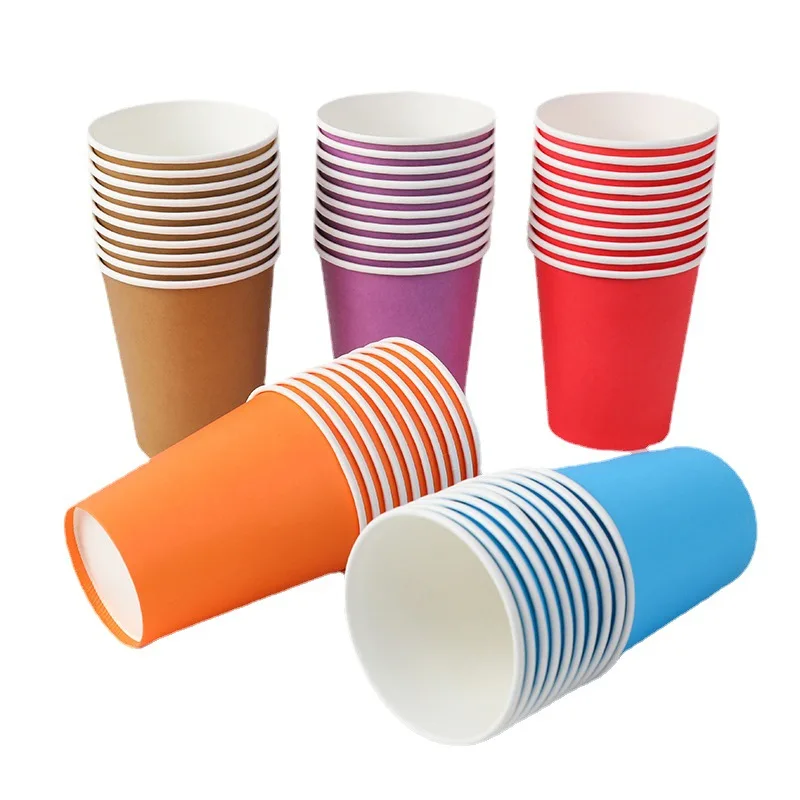 Qiang qiang paper High quality disposable hot drink coffee paper cup with custom print
