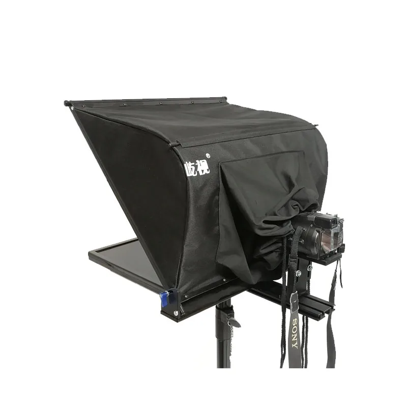  YISHI 20 дюймов YS-ZB20P камера телесуфлер для новости в прямом эфире интервью речи Prompter с цифровой зеркальной камеры Canon Nikon Sony fujifilm DSLR украшенные узором
