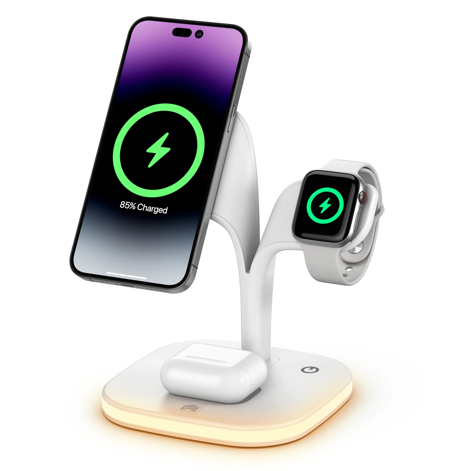 High Quality 5 in 1 Wireless Charging Mat Magnetic 15w Qi Fast Charge Wireless Charger for Iphone 1213/14/14Pro Max